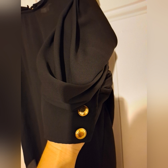 Chiffon puff sleeve blouse - Picture 6 of 8